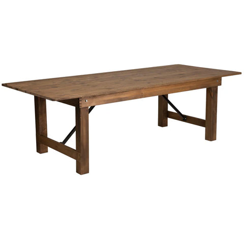 8FT WOOD TABLE