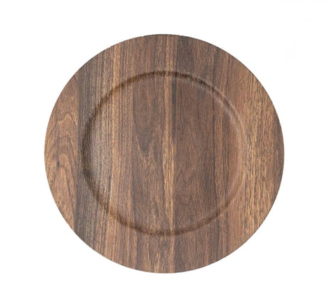 Wood 13” Charger plates